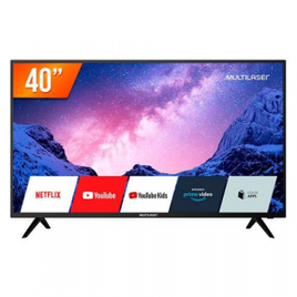 Imagem da oferta Smart TV Multilaser 40" FHD com Wifi Integrado e Netflix Bivolt - TL030