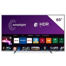 Smart TV LED 65" 4K Philips 65PUG6794/78 Ambilight Bluetooth Wi-Fi