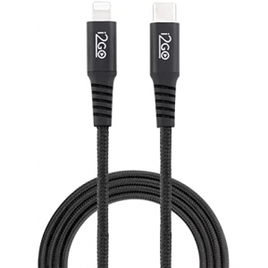 Cabo IPhone/Lightning + USB-C I2GO Certificado MFi 2m 3A Nylon Trançado - I2GO PRO