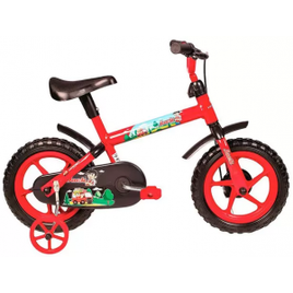 Imagem da oferta Bicicleta Infantil Aro 12 Verden Jack - Vermelha e Preta com Rodinhas