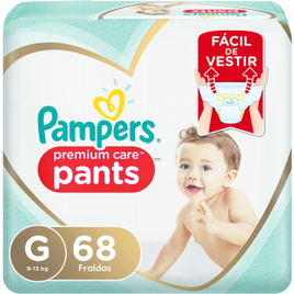 Imagem da oferta Seleção de Fraldas Pampers Pants Premium Care