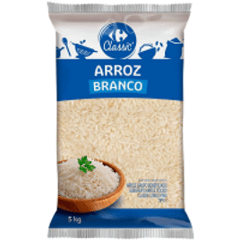 Imagem da oferta 6 Unidades Arroz Branco Carrefour 5Kg