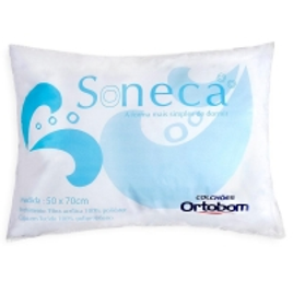Imagem da oferta Travesseiro Ortobom Soneca em Poliéster com Enchimento Fibra de Acrílica 50 x 70 cm - Branco