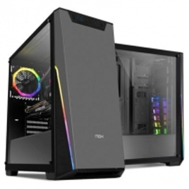 Imagem da oferta Gabinete NOX Infinity Sigma Vidro Temperado RGB Rainbow Controlador de FAN - NXINFINTYSIGMA