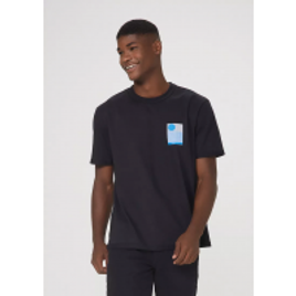 Camiseta Comfort Manga Curta Masculina - Preto