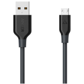 Imagem da oferta Cabo USB x Micro USB Anker Powerline 3m Cinza Escuro - 11132066