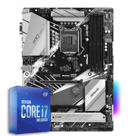 Imagem da oferta Kit Upgrade Intel I7-10700k + Placa Mãe AsRock Z490 PRO4