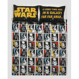 Imagem da oferta Jogo de Cama Queen Star Wars 2,40 x 2,50m - Linha Infantil