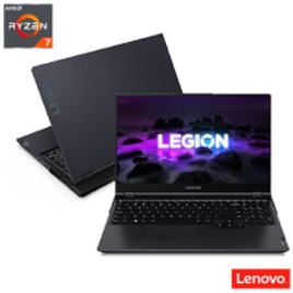 Imagem da oferta Notebook Gamer Lenovo Legion 5 Ryzen 7-5800H 16GB SSD 512GB RTX 3050 Tela 15.6" FHD W11 - 82QJ0000BR