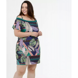 Imagem da oferta Vestido Estampa Tropical Plus Size