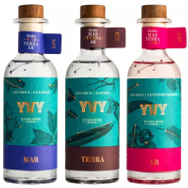 Imagem da oferta Gin Yvy Premium Trilogia 3 Unidades - 200ml Cada
