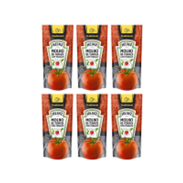 Imagem da oferta Kit Molho de Tomate Tradicional Heinz 340g - 6 Unidades