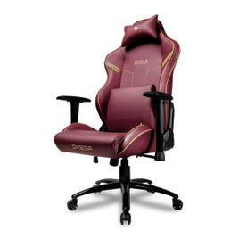 Imagem da oferta Cadeira Gamer  Omega L Vermelho e Dourado PG-OMGL-GDR01