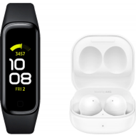 Imagem da oferta Fone de Ouvido Galaxy Buds2 + Smartwatch Galaxy Fit2 Preto - Samsung