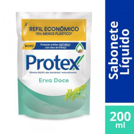 Imagem da oferta Sabonete Líquido Protex Erva Doce 200ml Refil - Protex