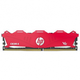 Imagem da oferta Memória RAM HP V6 16GB 2666Mhz DDR4 CL18 Vermelho - 7EH62AA#ABM