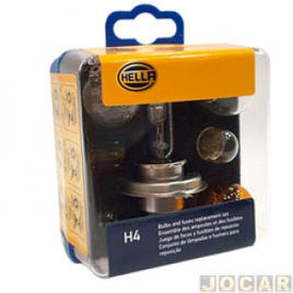 Imagem da oferta Kit de Reposição Hella H4 Lâmpadas e Fusíveis Standard