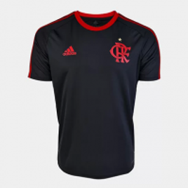 Imagem da oferta Camisa Flamengo II 19/20 s/nº Réplica Torcedor Fan Adidas Masculina - Preto e Vermelho