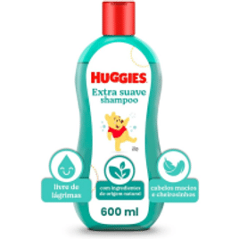Imagem da oferta Shampoo Infantil Huggies Extra Suave - 600ml