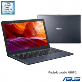 Imagem da oferta Notebook Asus VivoBook i5-8250U 8GB SSD 256GB Intel HD graphics 620 Tela 15,6" HD  - X543UA-DM3457T