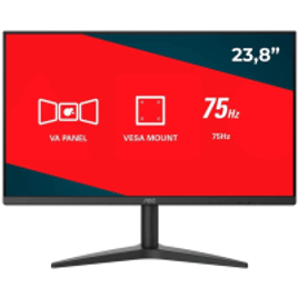 Imagem da oferta Monitor AOC Série B1 23,8” - LED Widescreen Full HD HDMI VGA - 24B1XHM