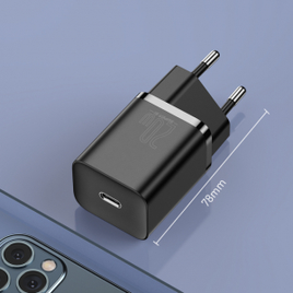 Imagem da oferta Carregador USB Baseus 20w Suporte Tipo C - Internacional