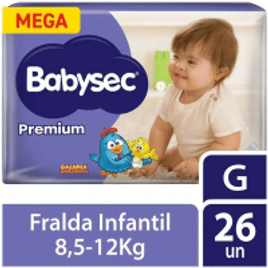 Imagem da oferta Seleção de Fraldas Babysec Galinha Pintadinha Premium - Diversos Tamanhos