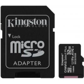 Imagem da oferta Cartão de Memória Kingston Canvas Select Plus MicroSD 32GB Classe 10 com Adaptador para Câmeras Automáticas/Dispositivos Android - SDCS2/32GB