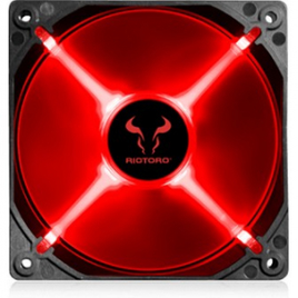 Imagem da oferta Cooler para Gabinete Riotoro Cross-X Clear LED Red 120mm FR120XR