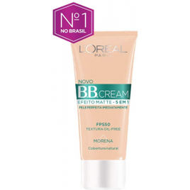 Imagem da oferta Base BB Cream L'Oréal Paris Efeito Matte Cor Escura FPS 50 - 30ml