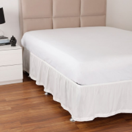 Saia Box Casal com Elástico Microfibra Margot - Basic+