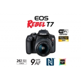 Imagem da oferta Câmera EOS Rebel T7 Kit EF-S18-55 IS II BR