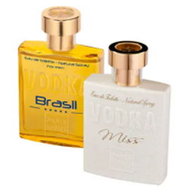 Imagem da oferta Kit Paris Elysees Vodka Brasil Yellow 100ml + Miss Vodka 100ml