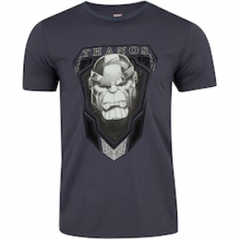 Imagem da oferta Camiseta Marvel Thanos MVL039 - Masculina