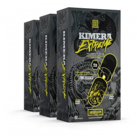 Imagem da oferta Kit 3x Kimera Extreme  Termogênico 420mg Cafeína 180 Comprimidos