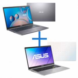 Imagem da oferta Notebook Asus i5-1035G1 8GB SSD 256GB X515JA-EJ1792 + Notebook Asus Celeron-N4020 4GB EMMC 128GB E510MA-BR700X