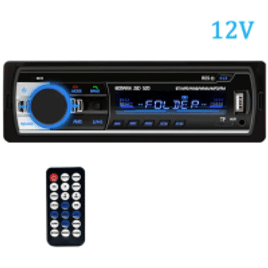 Imagem da oferta Som Automotivo Rádio MP3 E-Tech Light Bluetooth USB SD Card