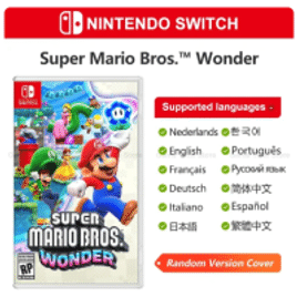 Jogo - Super Mario Bros. Wonder - Nintendo Switch - Mídia Física