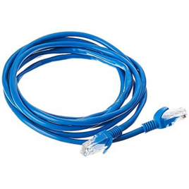 Imagem da oferta Cabo de Rede Plus Cable Cat.5E 2.5M Azul Patch Cord - PC-ETHU25BL