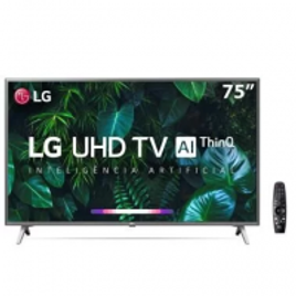 Imagem da oferta Smart TV LED 75" 4K LG 75UN8000 HDR 4 HDMI 2 USB Bluetooth Wi-Fi - 75UN8000PSB