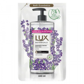 Sabonete Líquido para Mãos Lux Botanicals Lavanda Refil 440ml - 6 unidades