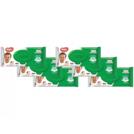 Imagem da oferta 6 Pacotes de Lenços Umedecidos Huggies Classic - 48 unidades cada