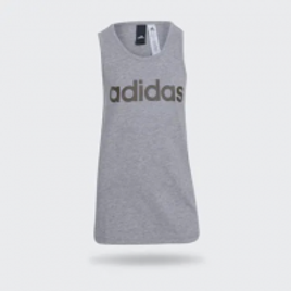 Imagem da oferta Camiseta Regata Adidas YB Lin Tank Cinza Infantil