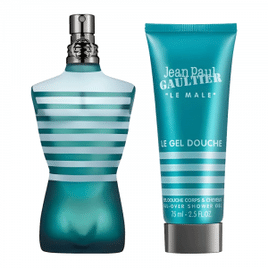 Imagem da oferta Conjunto Le Male Jean Paul Gaultier Perfume Masculino EDT 75ml + Gel de Banho 75ml