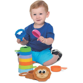 Imagem da oferta Brinquedo Educativo Baby Macaco - Merco Toys