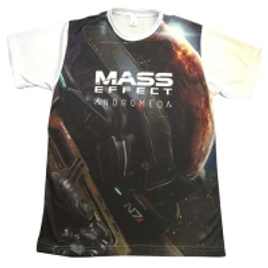 Imagem da oferta Camiseta Exclusiva Mass Effect Preta - Tamanho G