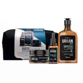 Imagem da oferta Kit Urban Shampoo + Óleo + Pomada- Grátis Necessarie Urban Incolor/Branco Transparente pacote de 3