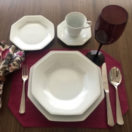 Imagem da oferta Aparelho de Jantar 20 Peças Porcelana Schmidt Prisma
