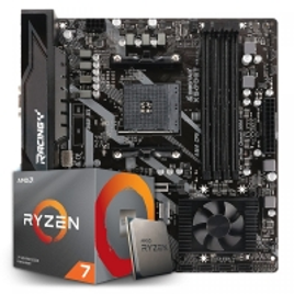 Imagem da oferta Kit Upgrade Placa Mãe Biostar Racing X570GT + Processador AMD Ryzen 7 3700x 3.6GHz