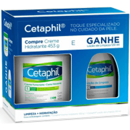 Imagem da oferta Kit Cetaphil Creme Hidratante 453g + Loção de Limpeza 120ml